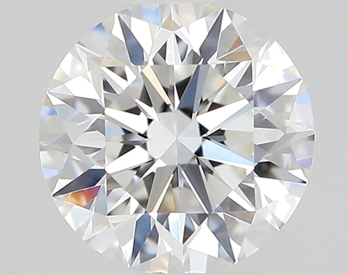 0.44 carat F-VVS2 Excellent cut Natūralus Round Deimantas (1)