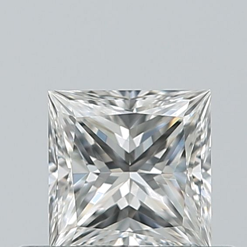 0.5 carat G-VVS2 Natūralus Princess Deimantas (1)