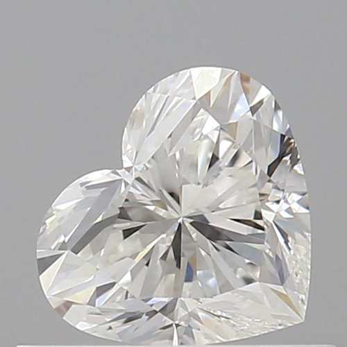 0.56 carat G-VVS1 Natūralus Heart Deimantas (1)
