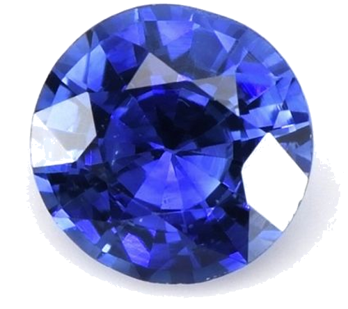 0.52 carat BLUE Round Safyras (1)