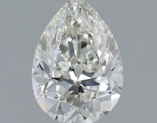 0.7 carat K-VVS1 Natūralus Pear Deimantas (1)