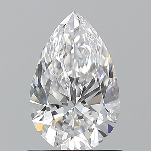 1.0 carat D-VS2 Natūralus Pear Deimantas (1)