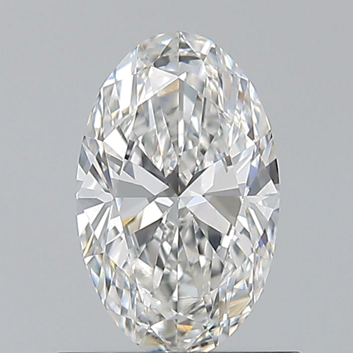 0.7 carat F-VVS2 Natūralus Oval Deimantas (1)