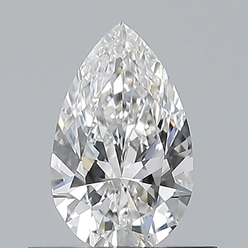 0.5 carat E-VVS2 Natūralus Pear Deimantas (1)