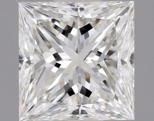 0.61 carat E-VS2 Natūralus Princess Deimantas (1)