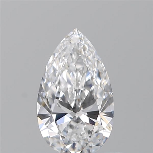 0.7 carat D-VS1 Natūralus Pear Deimantas (1)