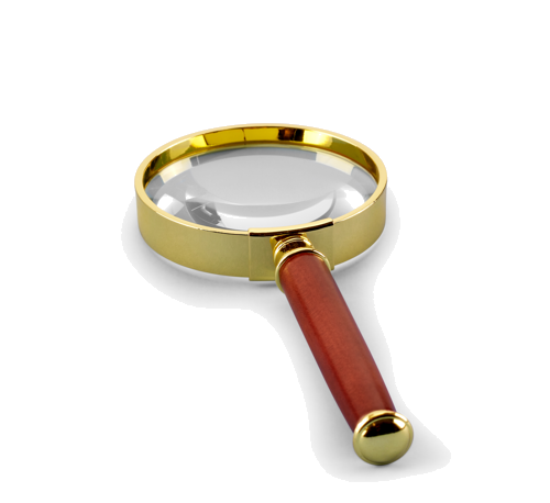 Magnifier with mahogany handle (2)