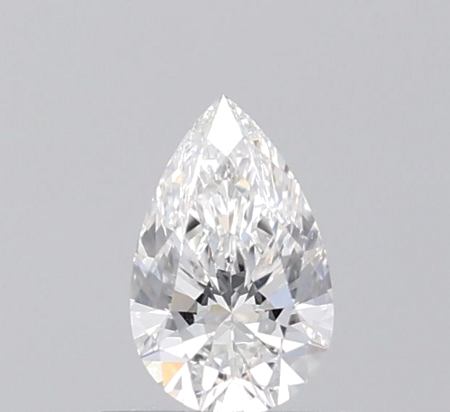 0.51 carat F-VS2 Natūralus Pear Deimantas (1)