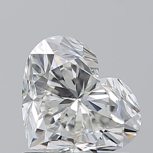 1.01 carat I-VS2 Natūralus Heart Deimantas (1)