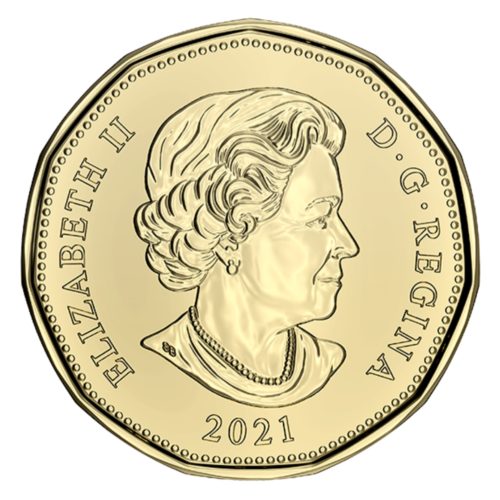 2021 Канада Ship Bluenose Dollar BU Комплект монети (12)