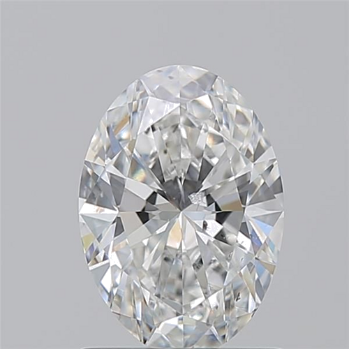 1.06 carat F-SI2 Natūralus Oval Deimantas (1)