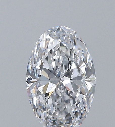 0.51 carat D-SI2 Natūralus Oval Deimantas (1)