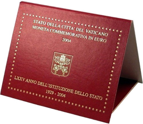 2004 Vatican 75th anniversary of Vatican City 2 euro coin (4)