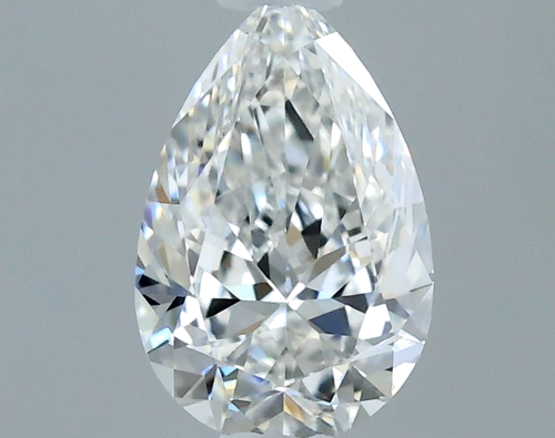 0.3 carat F-VVS2 Natūralus Pear Deimantas (1)