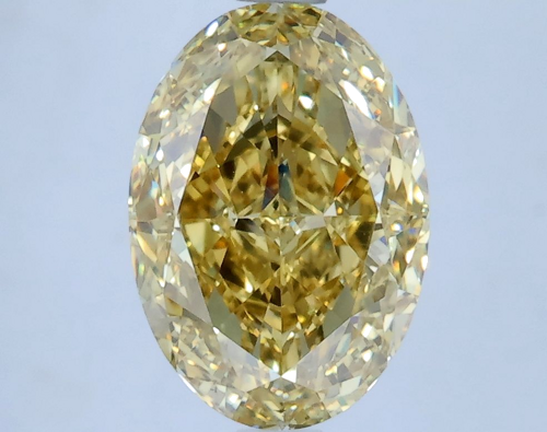 2.51 carat Faint Blueish Yellow-SI1 Natūralus Oval Deimantas (1)