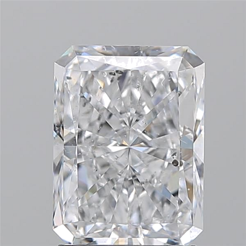 2.21 carat D-SI2 Natūralus Radiant Deimantas (1)