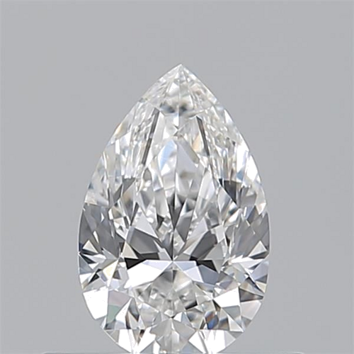 0.51 carat F-IF Natūralus Pear Deimantas (1)