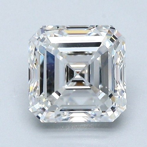 2.01 carat H-VS1 Natūralus Asscher Deimantas (1)