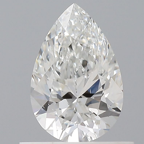 0.62 carat F-SI1 Natūralus Pear Deimantas (1)