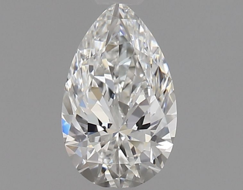 0.51 carat F-SI1 Natūralus Pear Deimantas (1)