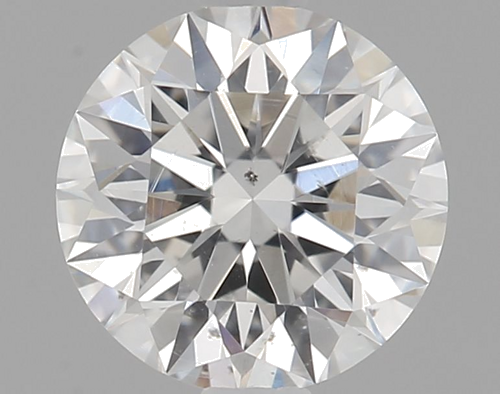 0.59 carat F-SI1 Excellent cut Natūralus Round Deimantas (1)
