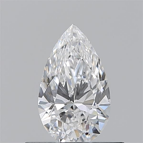 0.5 carat E-VVS2 Natūralus Pear Deimantas (1)