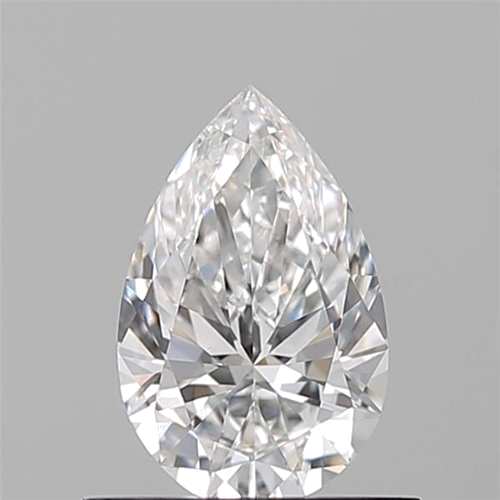0.6 carat E-VVS2 Natūralus Pear Deimantas (1)