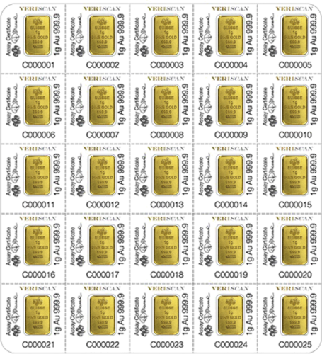 25 x 1 g Investicinio aukso luitai Multigram Fortūna PAMP (8)