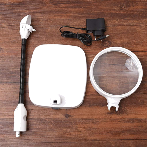 Desktop Lamp-Magnifying Glass 10x (7)