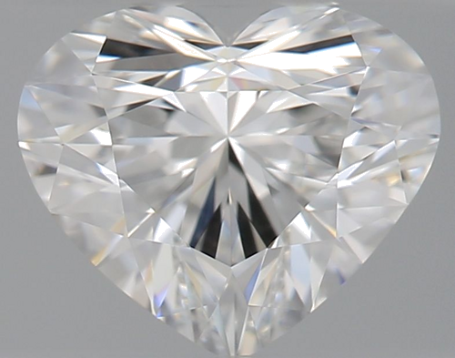 0.51 carat E-VVS2 Natūralus Heart Deimantas (1)