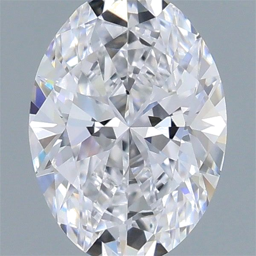 0.5 carat D-VS2 Natūralus Oval Deimantas (1)