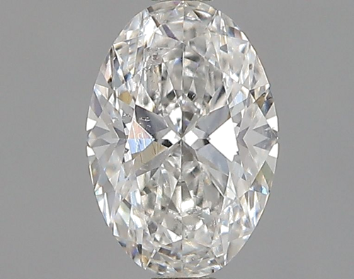 0.51 carat F-SI1 Natūralus Oval Deimantas (1)