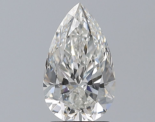 2.02 carat G-SI1 Natūralus Pear Deimantas (1)