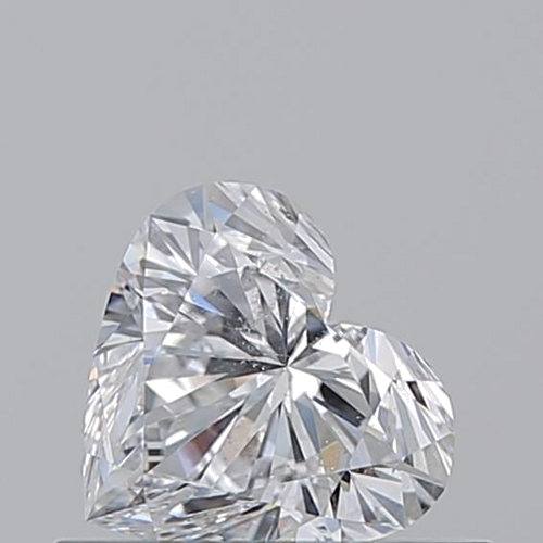 0.5 carat D-SI2 Natūralus Heart Deimantas (1)