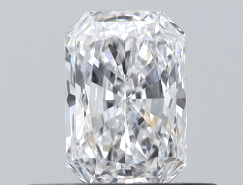 0.4 carat D-VVS2 Natūralus Radiant Deimantas (1)