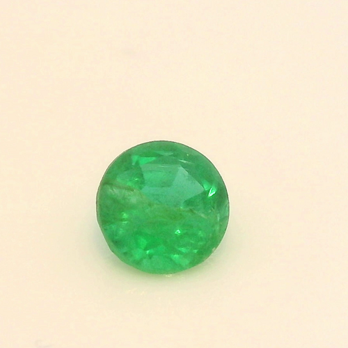 0.3 carat GREEN Round Smaragdas (1)