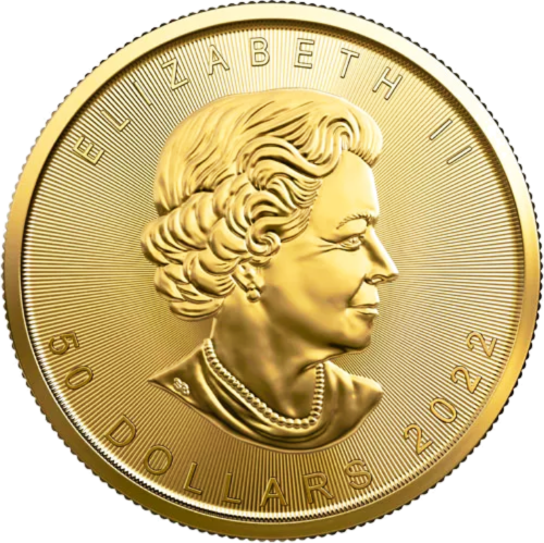 1 oz Кленовый лист 2022 Канада золотая монета (2)