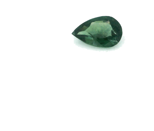 0.37 carat GREEN Pear Safyras (1)