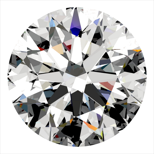 0.31 carat H-SI2 Excellent cut Natūralus Round Deimantas (1)