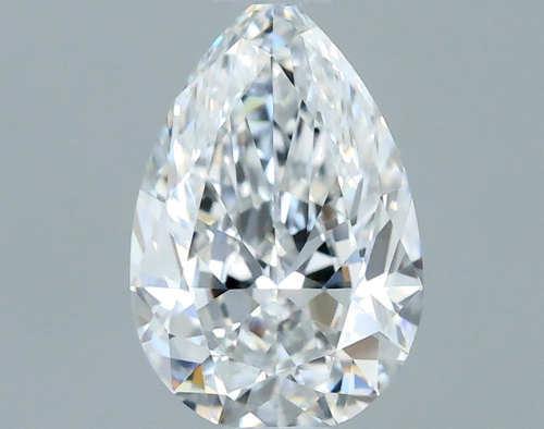 0.5 carat E-VS1 Natūralus Pear Deimantas (1)