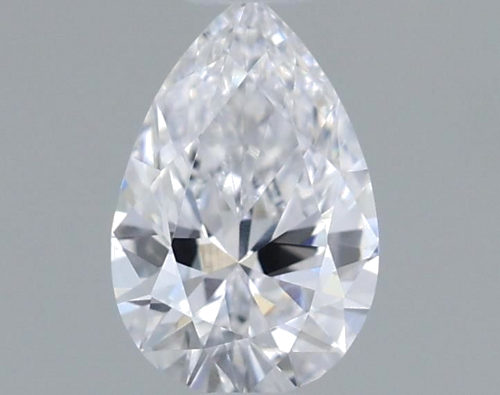 0.3 carat D-VS1 Natūralus Pear Deimantas (1)