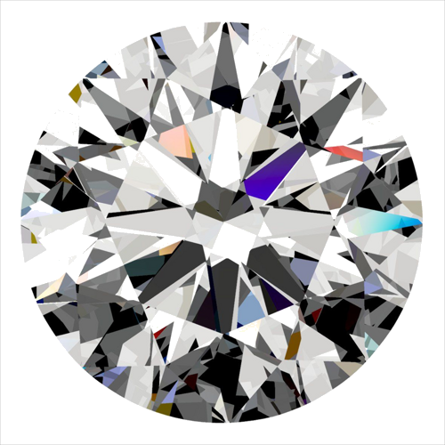 0.3 carat D-SI1 Excellent cut Natūralus Round Deimantas (1)