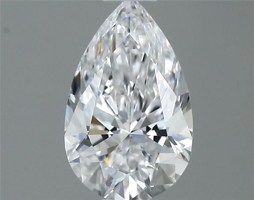 0.4 carat D-VVS2 Natūralus Pear Deimantas (1)