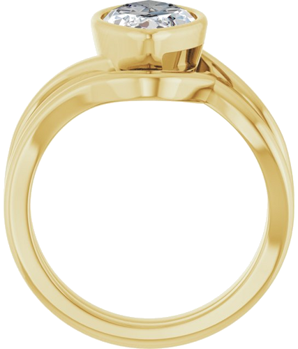 Sužadėtuvių Žiedas „Bezel-Set“ 14k yellow gold Marquise 14mm x 7mm (7)