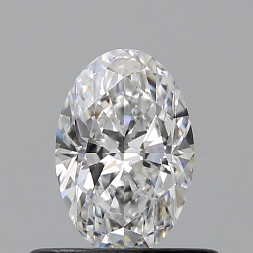 0.5 carat E-SI1 Natūralus Oval Deimantas (1)