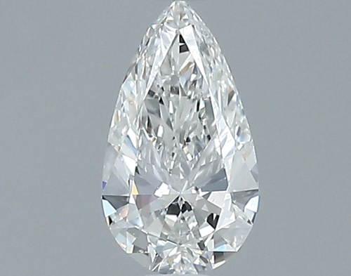 0.51 carat E-VS2 Natūralus Pear Deimantas (1)