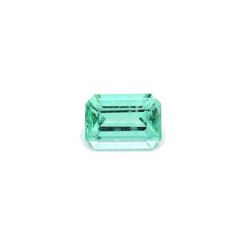 0.87 carat GREEN STEP cut Octagonal Smaragdas (1)