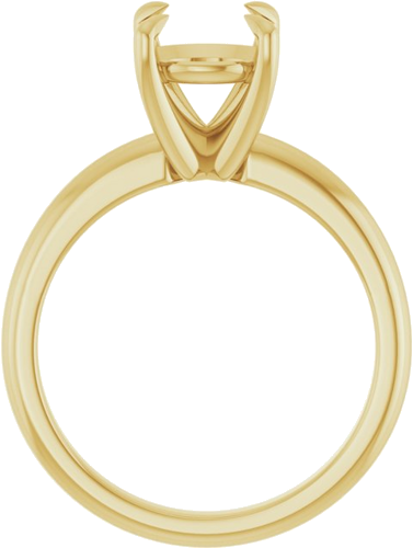 Sužadėtuvių Žiedas „Claw-Prong Solitaire“ 14k yellow gold Round 8.2mm (2)