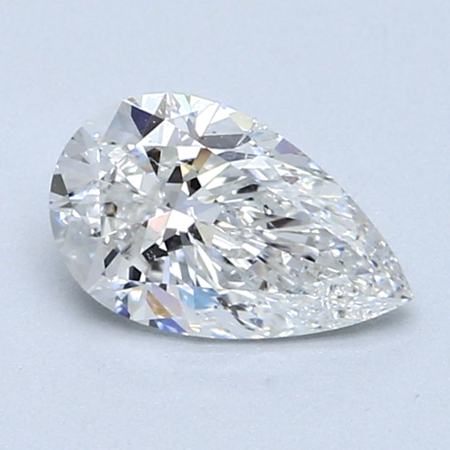 1.01 carat F-SI2 Natūralus Pear Deimantas (1)