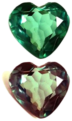 0.24 carat GREEN Heart Alexandrite (1)